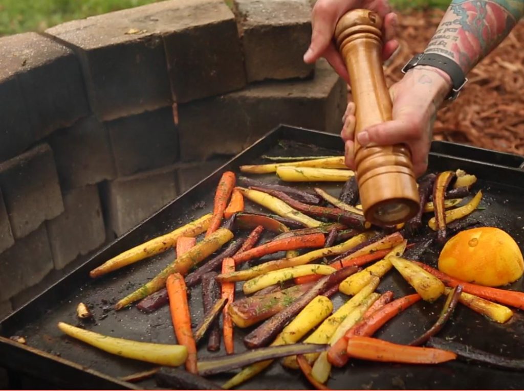 Fire Pit Grilled Vegetables