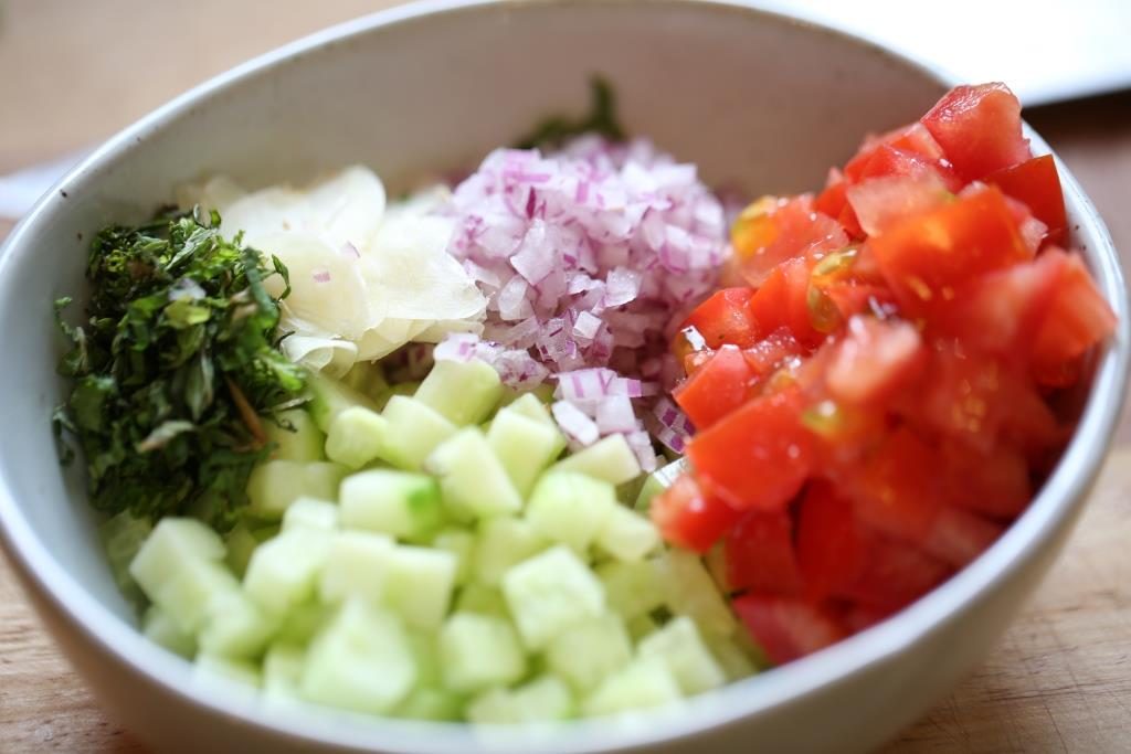 Chopped Salad Vegetables