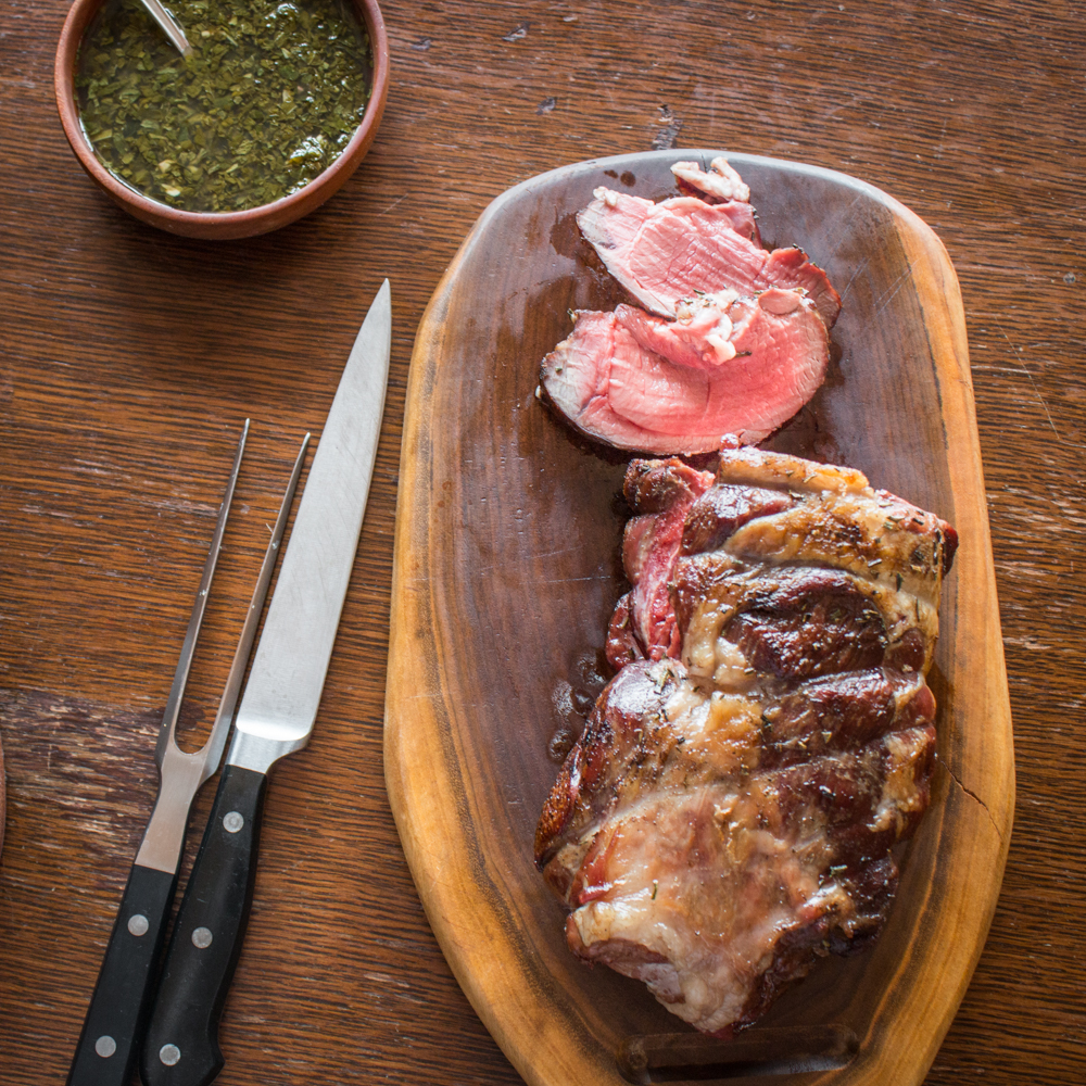 Perfect Reverse Sear Lamb Leg Or Goat Shepherd Song Farm