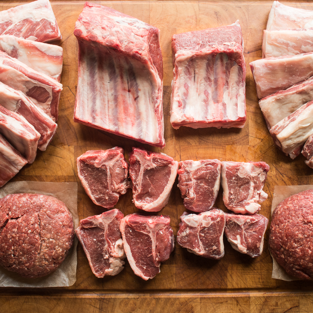 Lamb & Goat Meat Package 100 Grass Fed Lamb & Goat