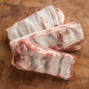 Grass fed goat riblets