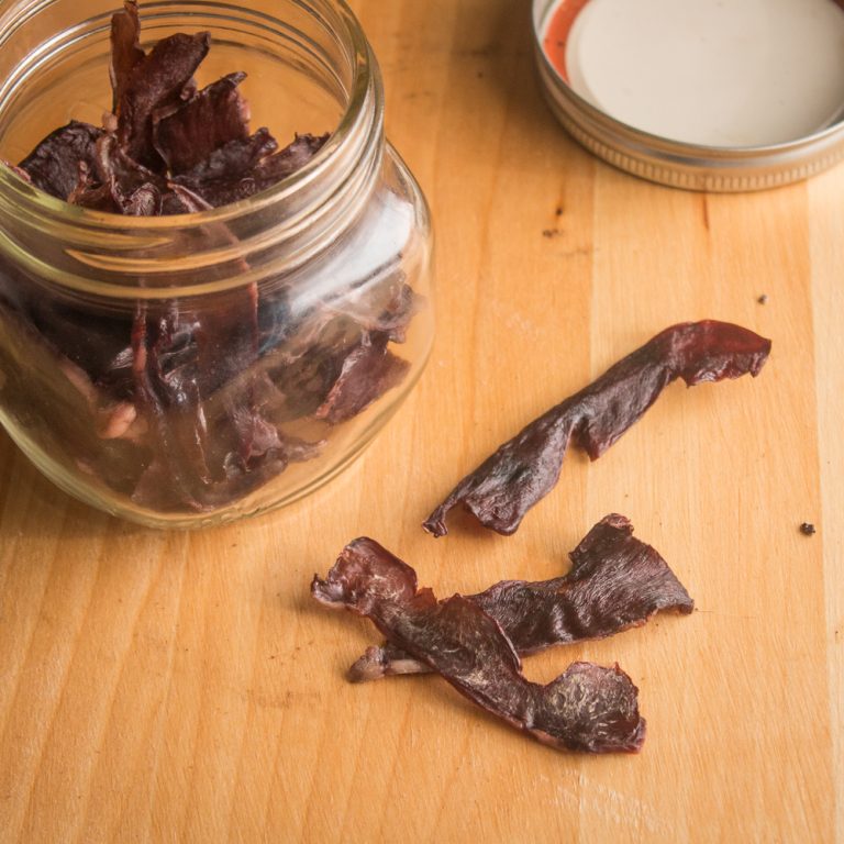 Lamb or Goat Heart Jerky (Dog Treat) Shepherd Song Farm