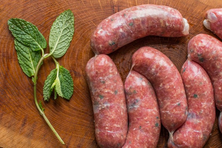 Homemade Lamb and Mint Sausage Recipe Shepherd Song Farm
