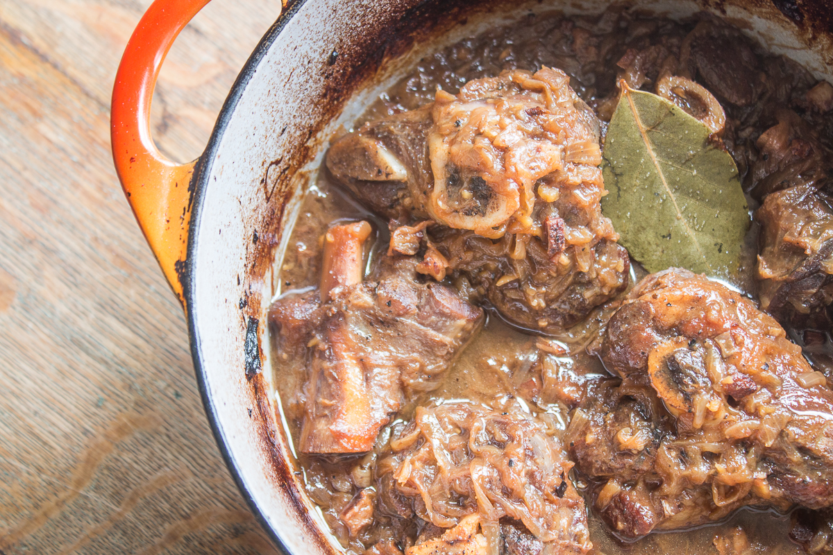Lamb Osso Bucco Recipe with Caramelized Onion