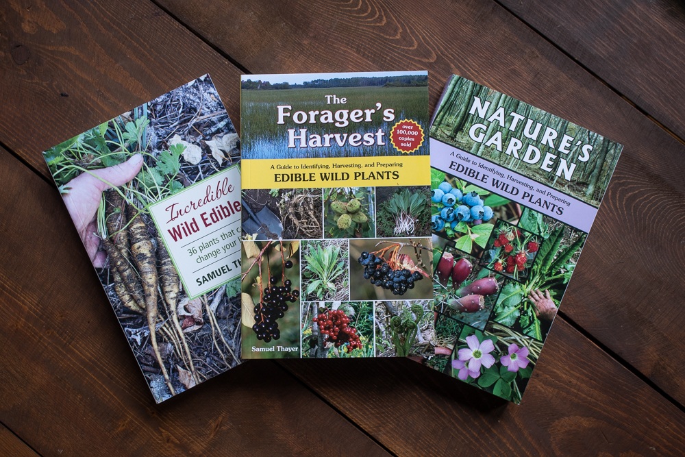 All three foraging books by Samuel Thayer