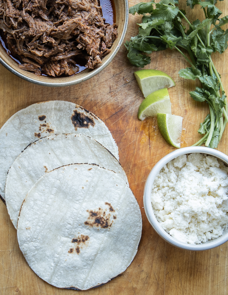 Smoked goat or lamb barbacoa tacos recipe