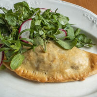 Lamb and squash hand pies with chevre