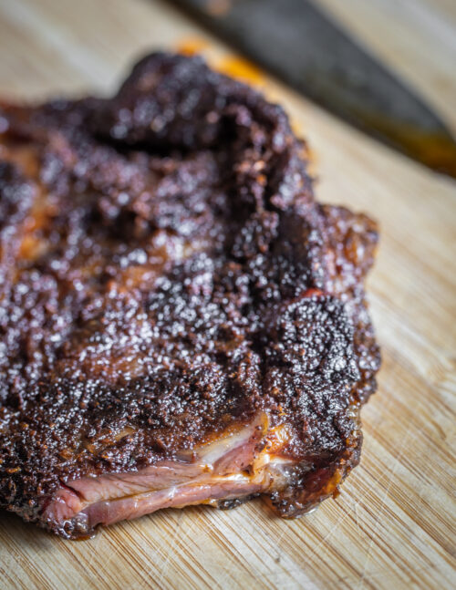 Dry-Rubbed, Slow Roasted Lamb Breast or Brisket