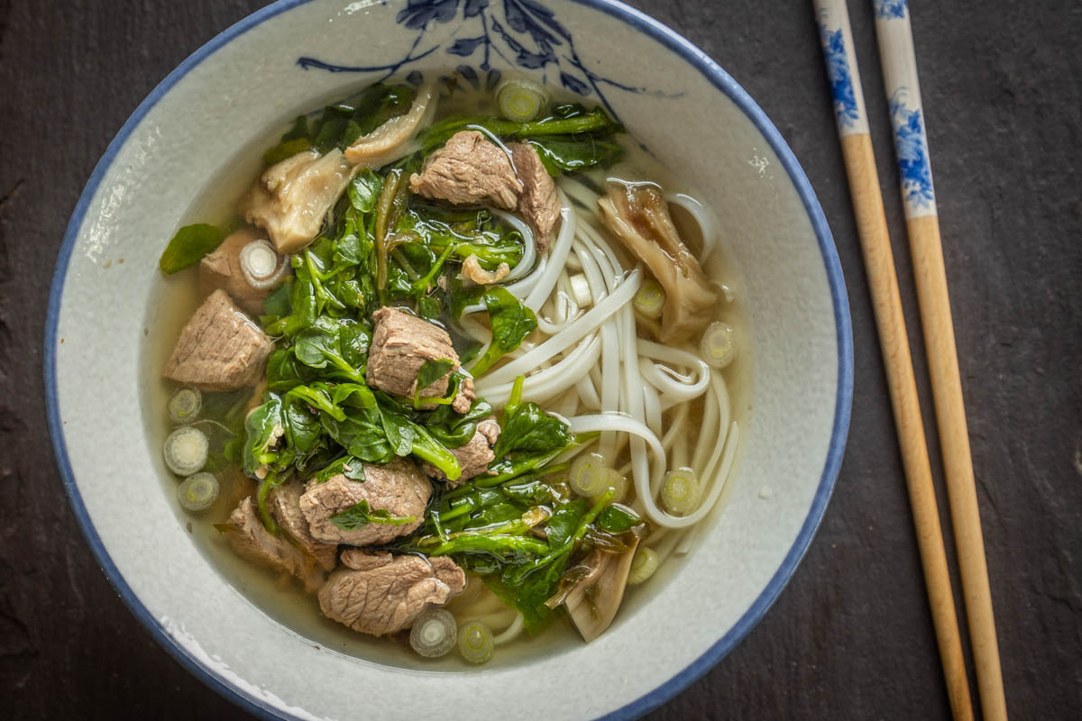 Chinese Lamb Soup with Noodles and Watercress Shepherd Song Farm