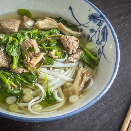 Chinese Lamb Soup with Noodles and Watercress - Shepherd Song Farm