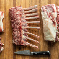 How to French a rack of lamb or goat (3)-2