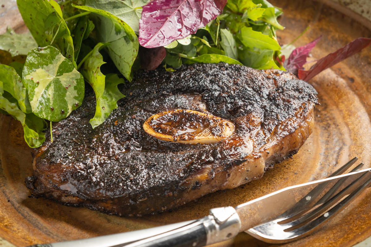 Chili-Rubbed Lamb Steak 